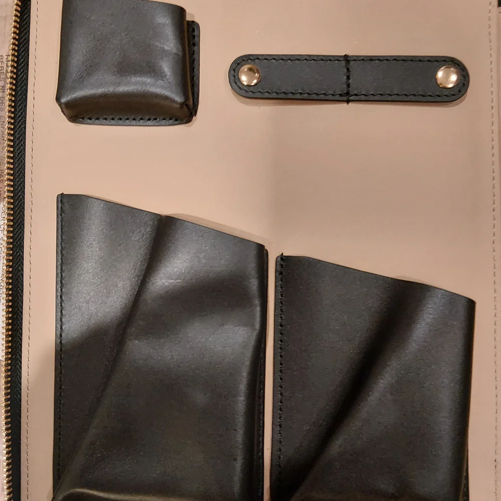 Black Leather Tablet Case